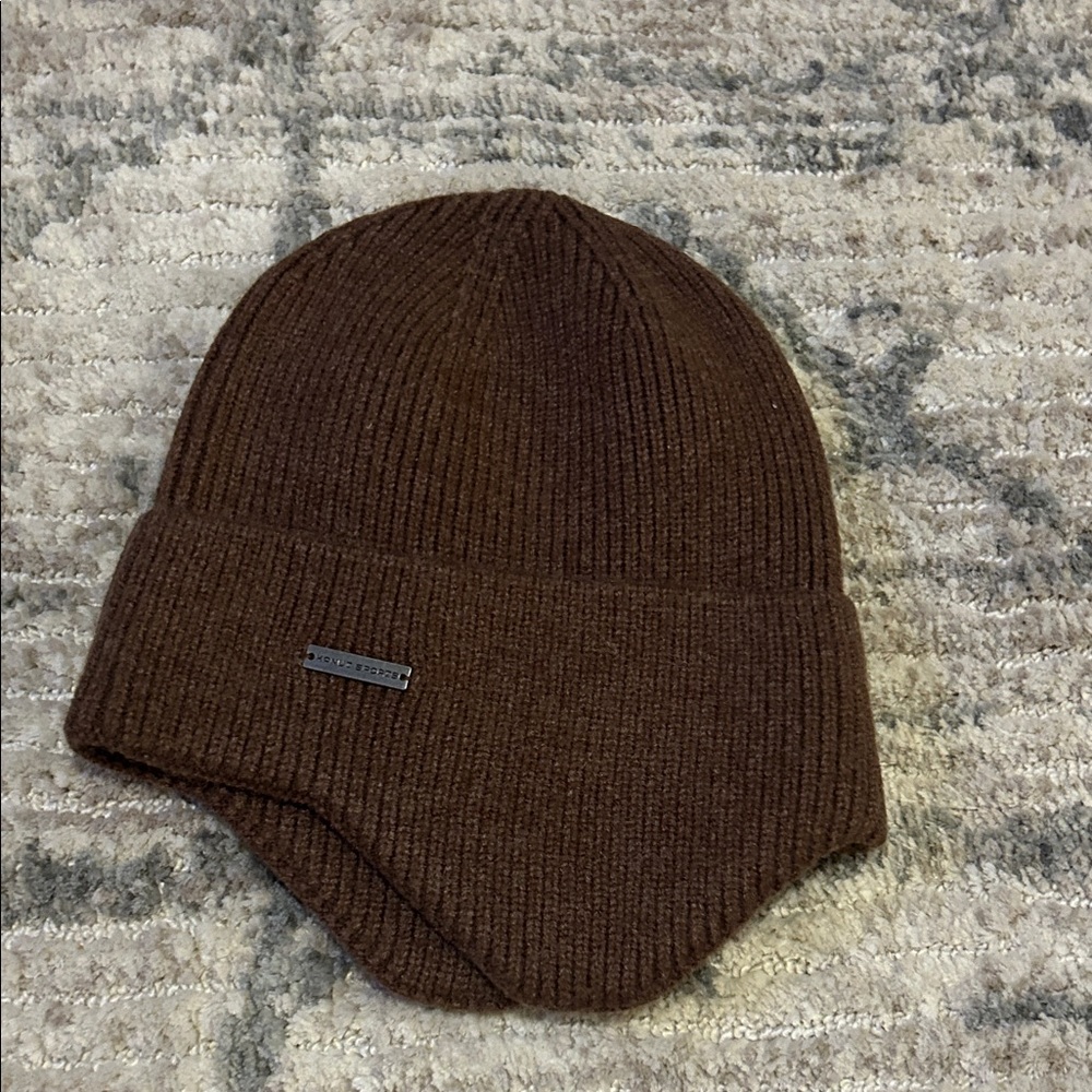 Brown Knit Beanie